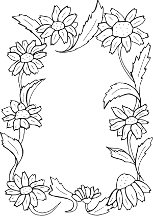 flower border clip art. clip art flowers border. clip
