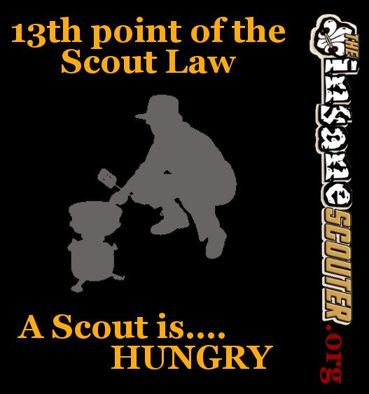 13th Scout Law - Scout is hungry